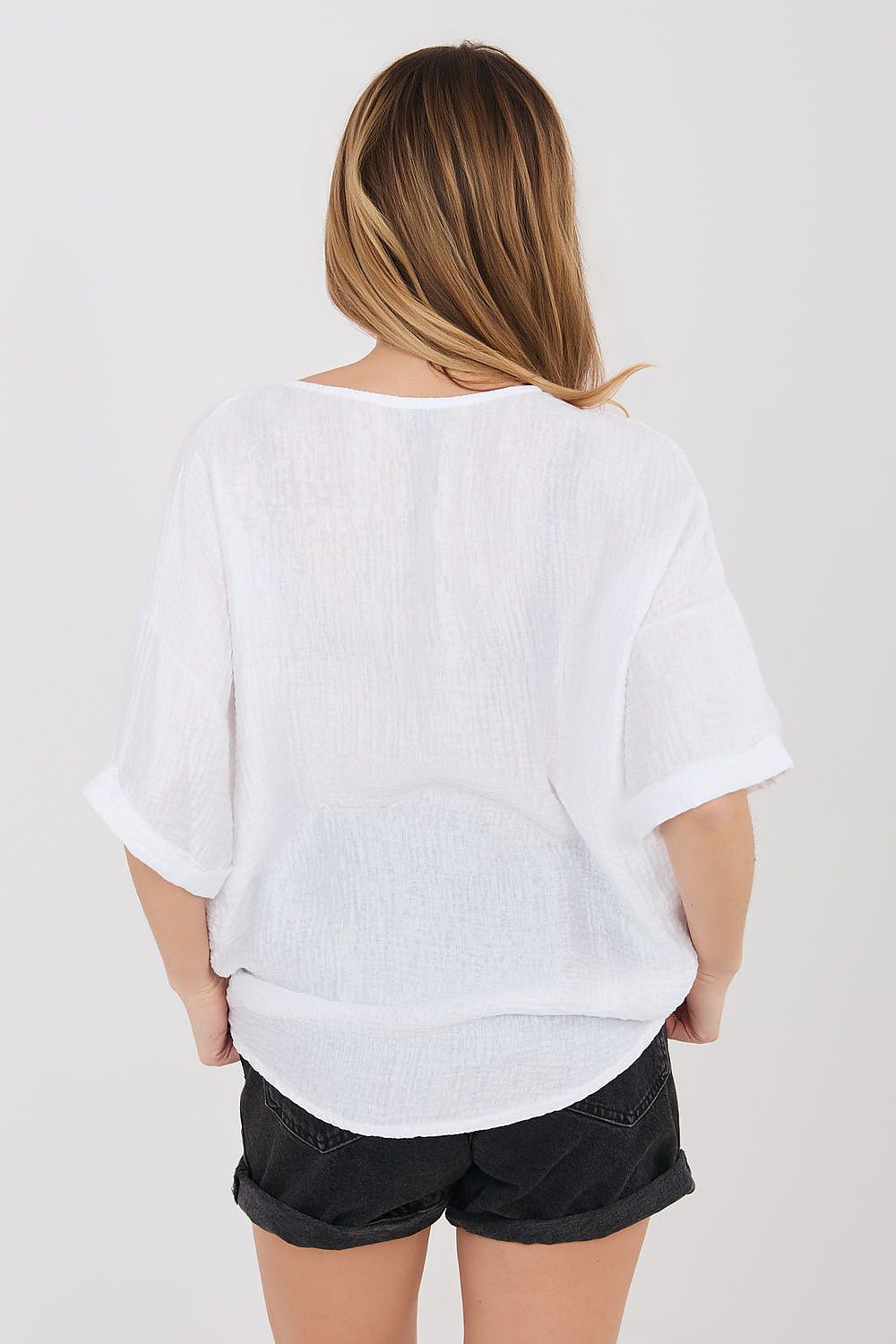Chemise manche courte model 225512 Italy Moda
