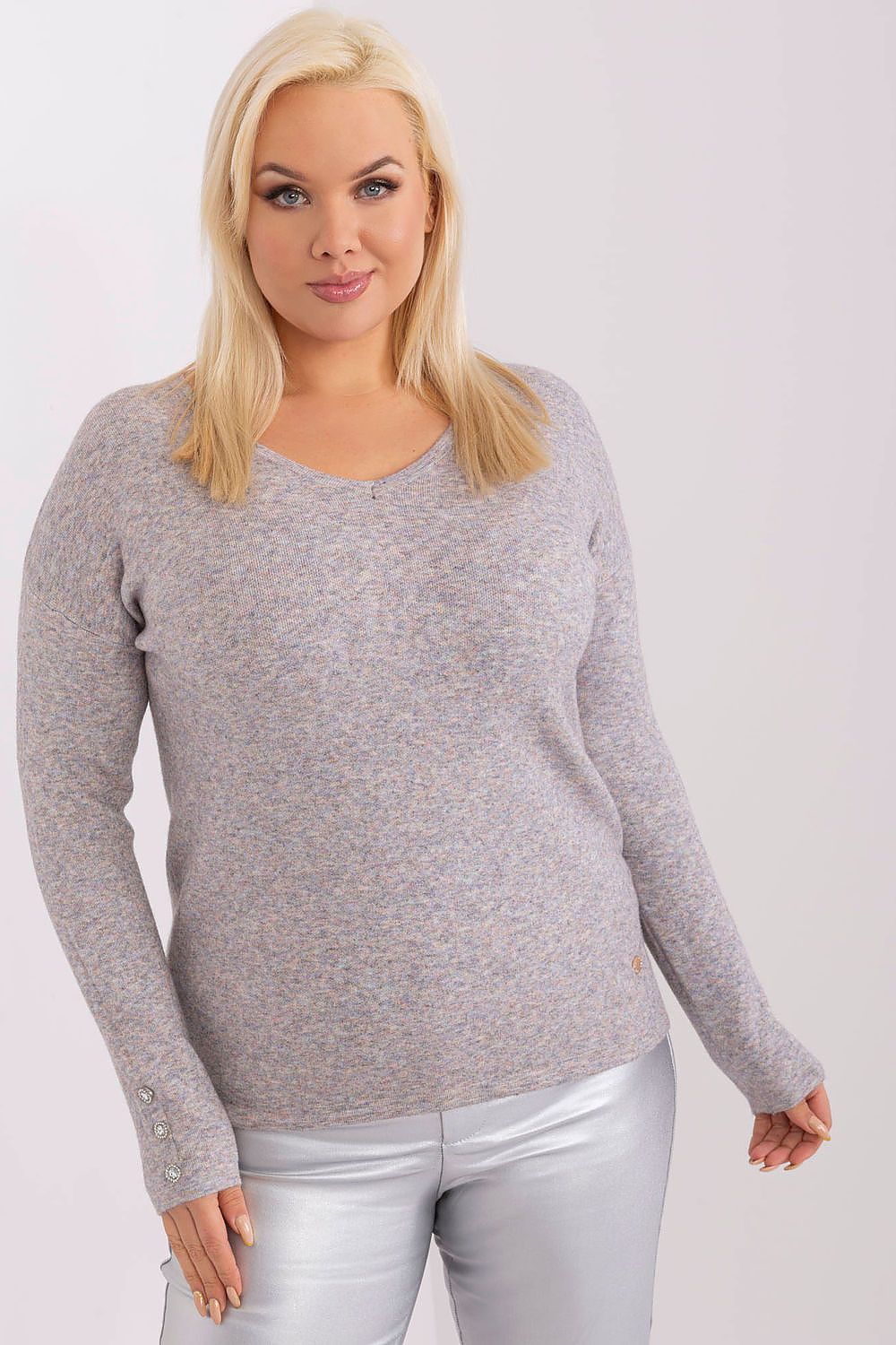  Chandail plus size model 190086 Factory Price 