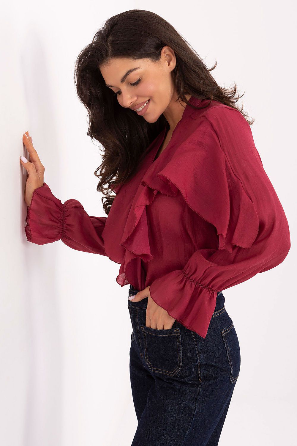  Chemise manche longue model 218414 Rue Paris 