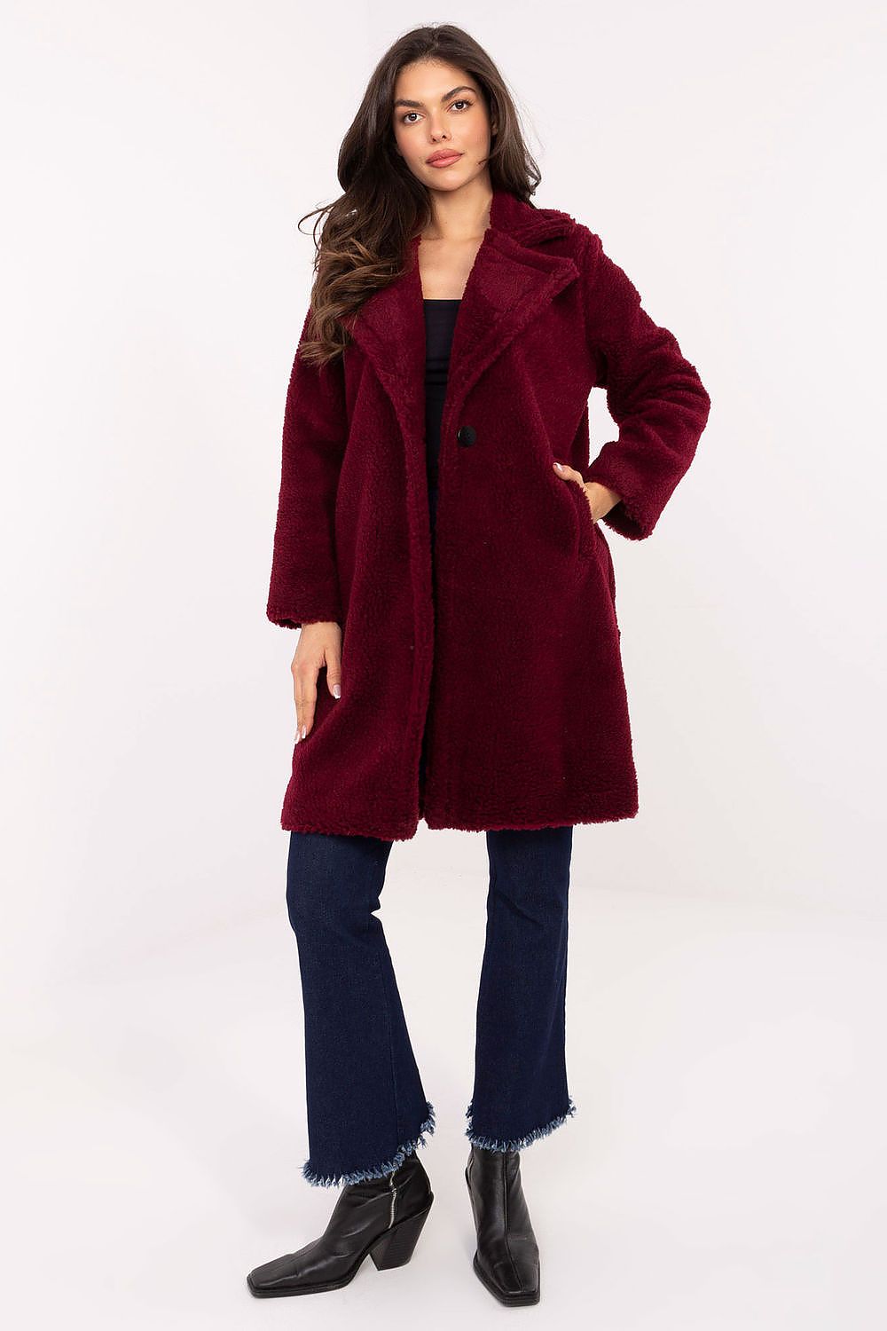  Manteau model 219975 Factory Price 