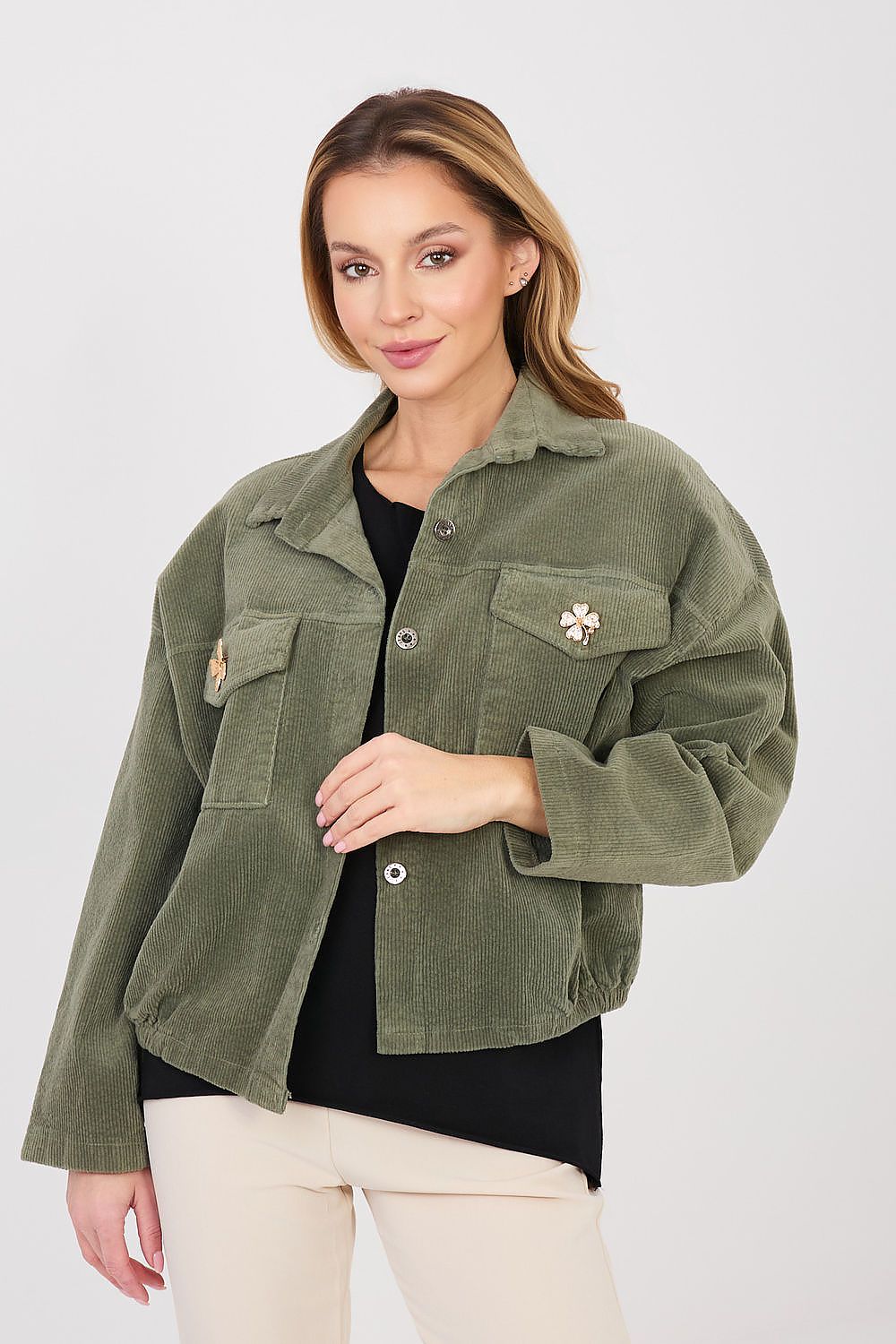  Veste en velours côtelé model 224986 Rue Paris 